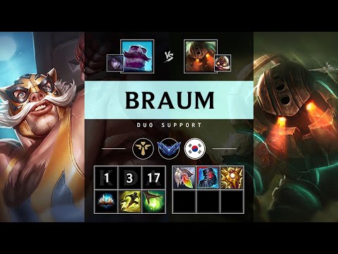 Braum Support vs Nautilus - KR Diamond Patch 25.20
