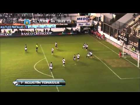 Gol Agustín Torassa All Boys 2-1 River