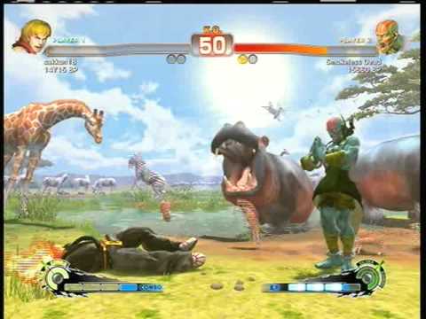 SSF4 - sakkun18 (Ken) vs Smokeless Dead (Dhalsim)