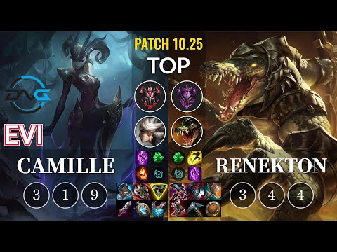 DFM Evi Camille vs Renekton Top - KR Patch 10.25