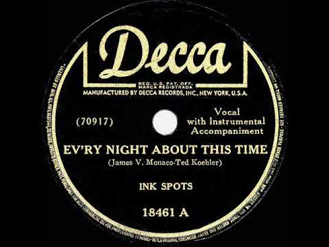 1942 HITS ARCHIVE: Every Night About This Time - Ink Spots