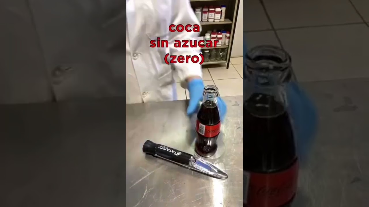 ¿Qué tiene más azúcar, la coca cola normal, la coca cola Zero o un jugo de naranja #shorts