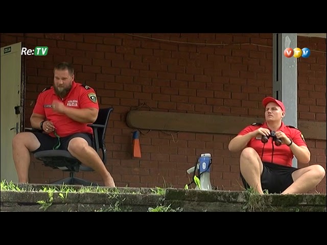 Gaujas pludmalē kārtību uzrauga kārtībnieki glābēji