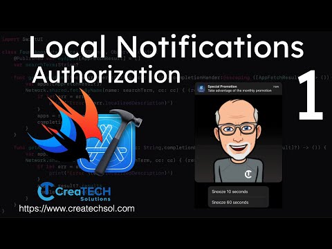 Swift Local Notifications 1:  Authorization thumbnail