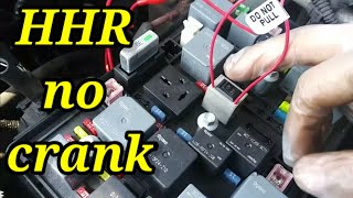 Chevy HHR no crank / won't start