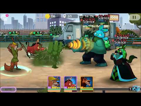 Disney Heroes: Battle Mode (PC) Part 129: Timon, Pumbaa, & Scar - Campaign Episodes 1 - 8