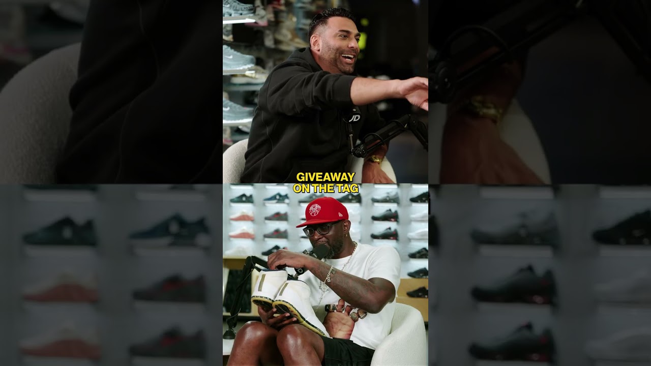 Joe La Puma pulled up w/ D-Miles’ og size 18 Air Jordan 16 Retro  | JD Podcast