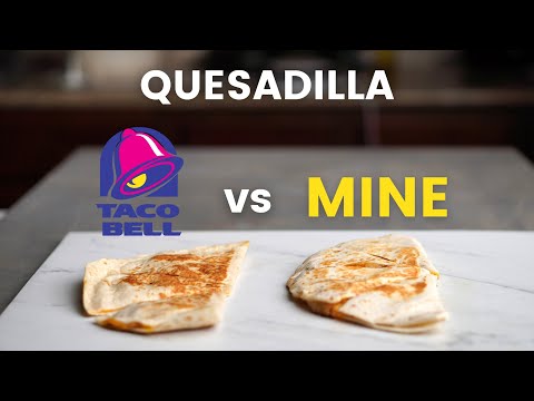 Making TacoBell Chicken Quesadilla at Home