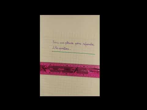 السنة الأولى الحصة 34 في اللغة الفرنسية