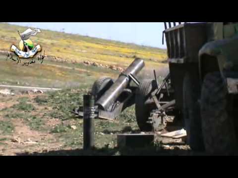 استهداف حاجز بسيدا بواسطة مدفع جهنم من قبل لواء مغاوير الاسلام