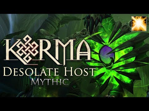 Karma vs. Mythic Desolate Host [Holy Paladin, Blood DK PoV]