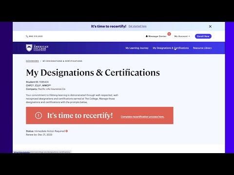 Recertification Process: A High-Stakes Game of Professional Survival