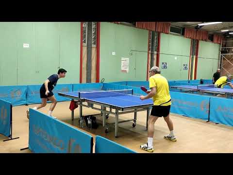 Tennis de Table - Vétéran 1 - Laurent vs Romuald - 24/01/22