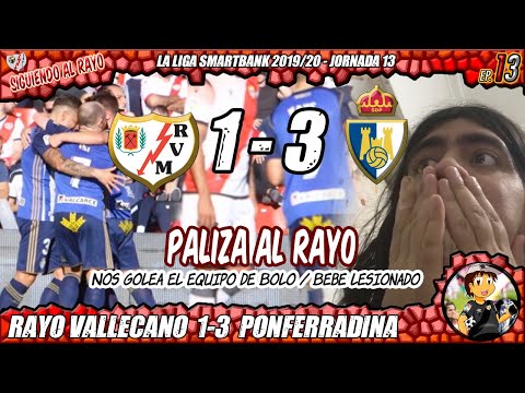 Paliza del PONFE al Rayo en VALLEKAS | J13 - Rayo Vallecano 1 Ponferradina | 2019/20