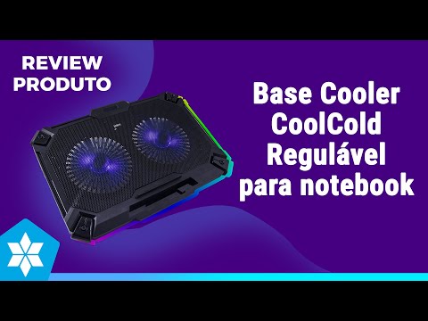 #Produto - Base Cooler para notebook - CoolCold Regulável