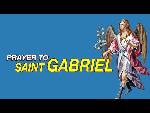 PRAYER TO SAINT GABRIEL