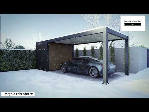 Carport 5,3 x 3 m, bez přístavku (Novinka 2025)