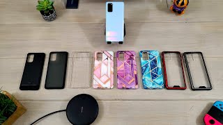 Samsung Galaxy S20+ Case Line-Up Review/ Wireless Charging Test: Torras, MiraCase, and Schnail