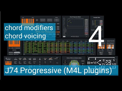 J74 Progressive - A toolset for Chord Progression and Harmonic Editing (Tutorial 4)