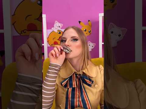 Megan hace labios de chocolate 🍦💋|chocolate#shorts