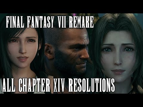 Choices Matter - All Chapter 14 Resolution Scenes | Final Fantasy 7 REMAKE in 4K | SPOILERS