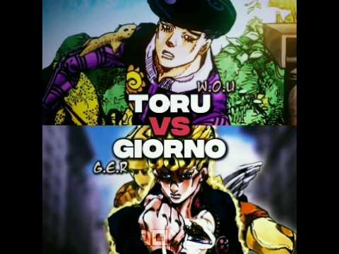 Toru (Wonder of U) Vs Giorno (G.E.R) #anime #edit #jojo #toru #giorno #1v1 #vs #wonderofu #jjba #amv