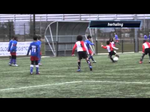 De Zwervers F3 - Feyenoord AV F6 (0/8) competitie 2012 - 2013