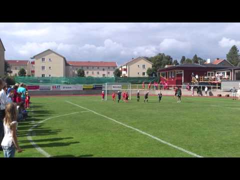 Rasmus scores one of his four goals for the day