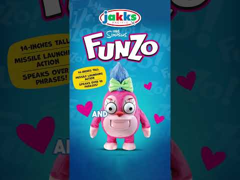 NEW Simpsons Funzo Plush by JAKKS Pacific! 🧸🔥 #shorts #thesimpsons