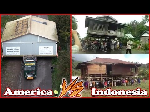 House Moving ► America Vs Indonesia ☺