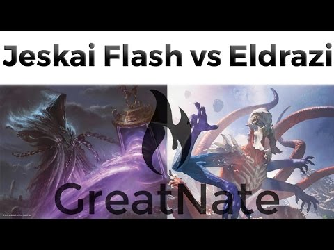 Jeskai Flash vs Edlrazi Tron - Round 4 - Modern MTG