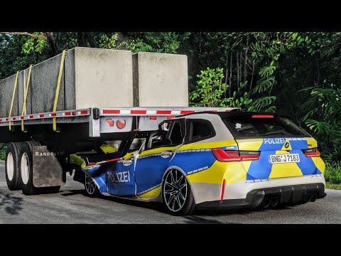 Police Cars Accidents - BeamNG.Drive