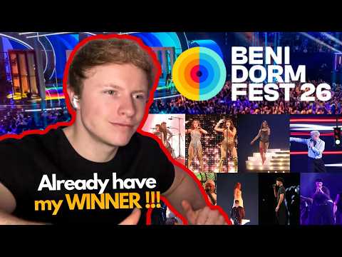 REACTING TO BENIDORM FEST 2026 (SEMI FINAL 1)