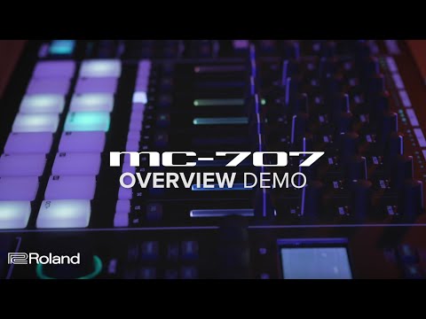 Roland MC-707 8-track Groovebox | Sweetwater Roland MC-707 8-track Groovebox | Sweetwater
