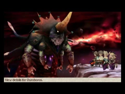 Bravely Default (3DS) - 149 - Ouroboros Phase 3 Battle - Mike's Let's Play
