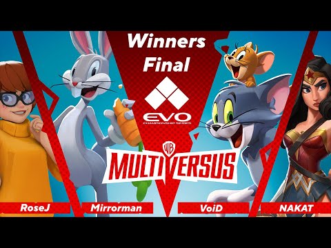 RoseJ & Mirrorman Vs. VoiD & NAKAT | Winners Finals | MultiVersus EVO 2022