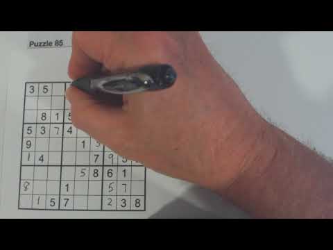 Sudoku Primer 83 - pop-quiz solving a hard puzzle (sudoku training tips)