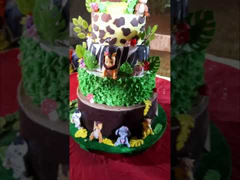 Jungle theme cake..Place your order @caketownbypranita7711  Jalna.
