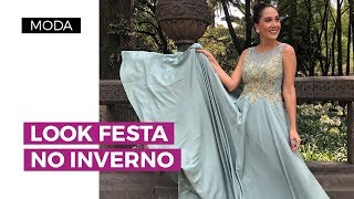Look Festa no inverno | Camila Gaio