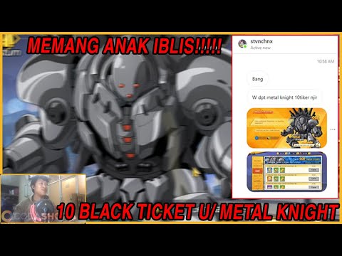 🔥🔥10 BLACK TICKET!! BANG GW DAPAT METAL KNIGHT (VIEWERS ANAK IBLIS) - ONE PUNCH MAN: The Strongest