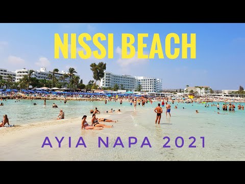 Nissi Beach Ayia Napa Walk (August 2021)