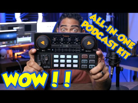 MAONOCASTER Lite AU-AM200 | Podcast Production Studio | Unboxing and Review
