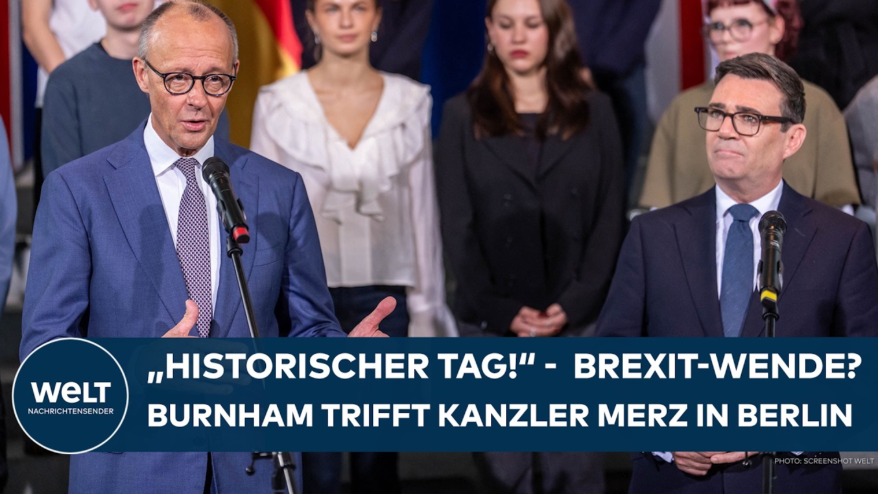 BERLIN: Andy Burnham trifft Kanzler Merz! "Ein historischer Tag!" - UK-Rückkehr in EU?