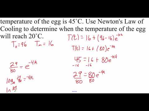 3.5.4 Newton's Law of Cooling