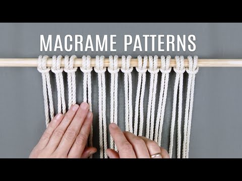 Macrame ABC pattern sample 17