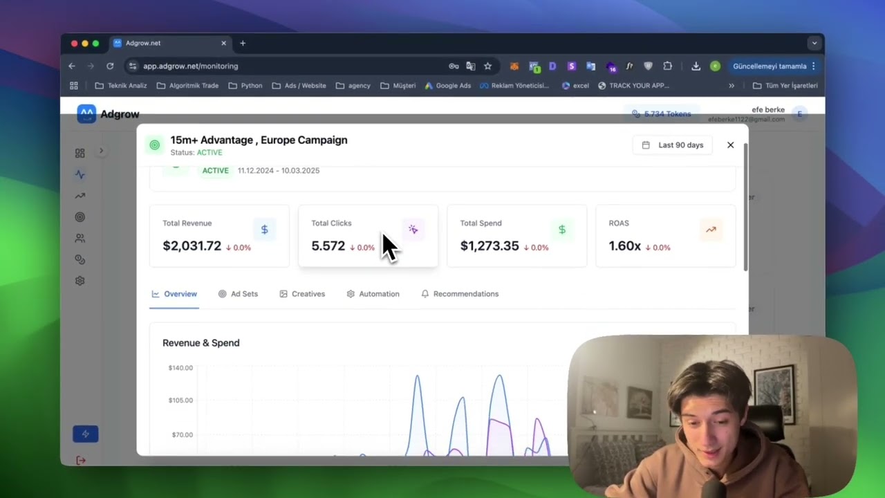 Adgrow video preview
