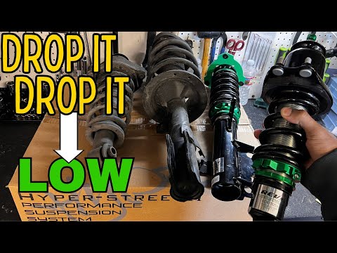 HOW TO INSTALL COIL OVERS ON AN '05- ‘10 SCION TC| Dropping it low with some REV 9 HYPER STREET II's