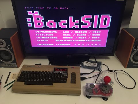 BackSID 6581 - 8580 SID replacement Review UPDATE PART II Commodore 64
