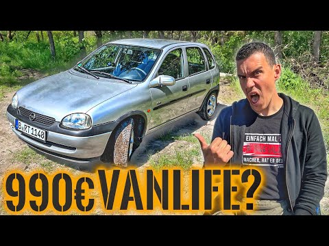 Vanlife conversion possible for €990? - Prepper Corsa B conversion | Survival Mattin