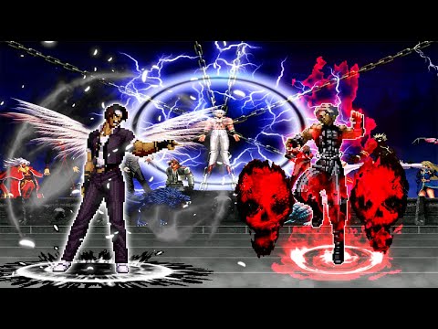 [KOF Mugen} Kyo White Flames VS God Adel